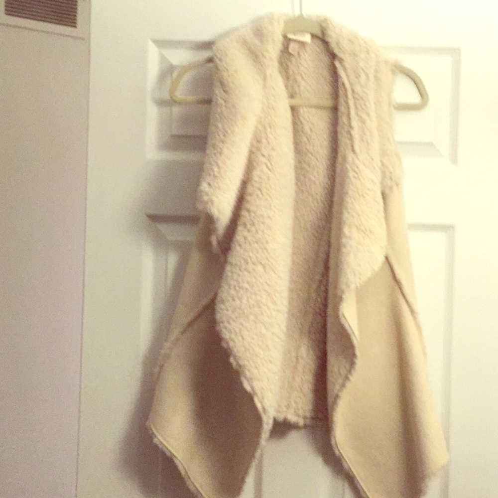 Fall fake suede vest